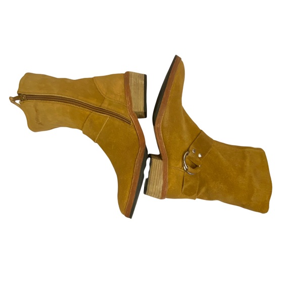 Free People Vienna Distressed Ankle Boot Taupe - Picture 4 of 14